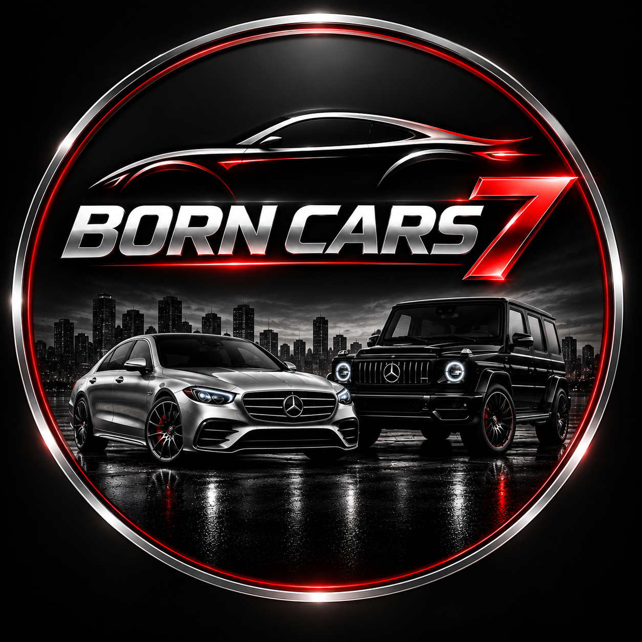 Логото на Born Cars 7